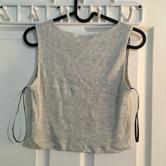 F21 - Grey Cop Top - Picture 2 of 2